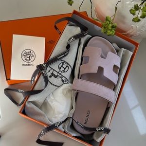Hermes chypre size 8 in Rose Porcelain color